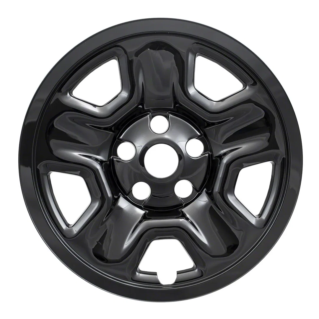 IWCIMP98BLK – COAST2COAST Wheel Skin, 17 Inch 5 Spokes Snap-On Painted Gloss Black ABS Plastic Set Of 4 Compatible Wi...